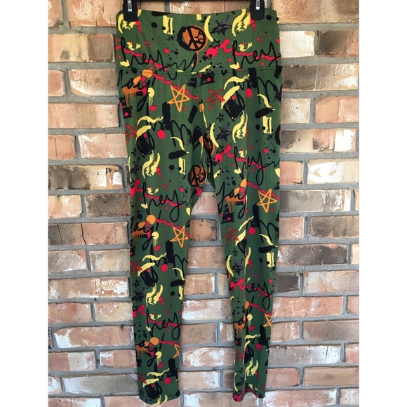 It’s Fashions Multicolored Leggings Size Large (Juniors) - Picture 4 of 7